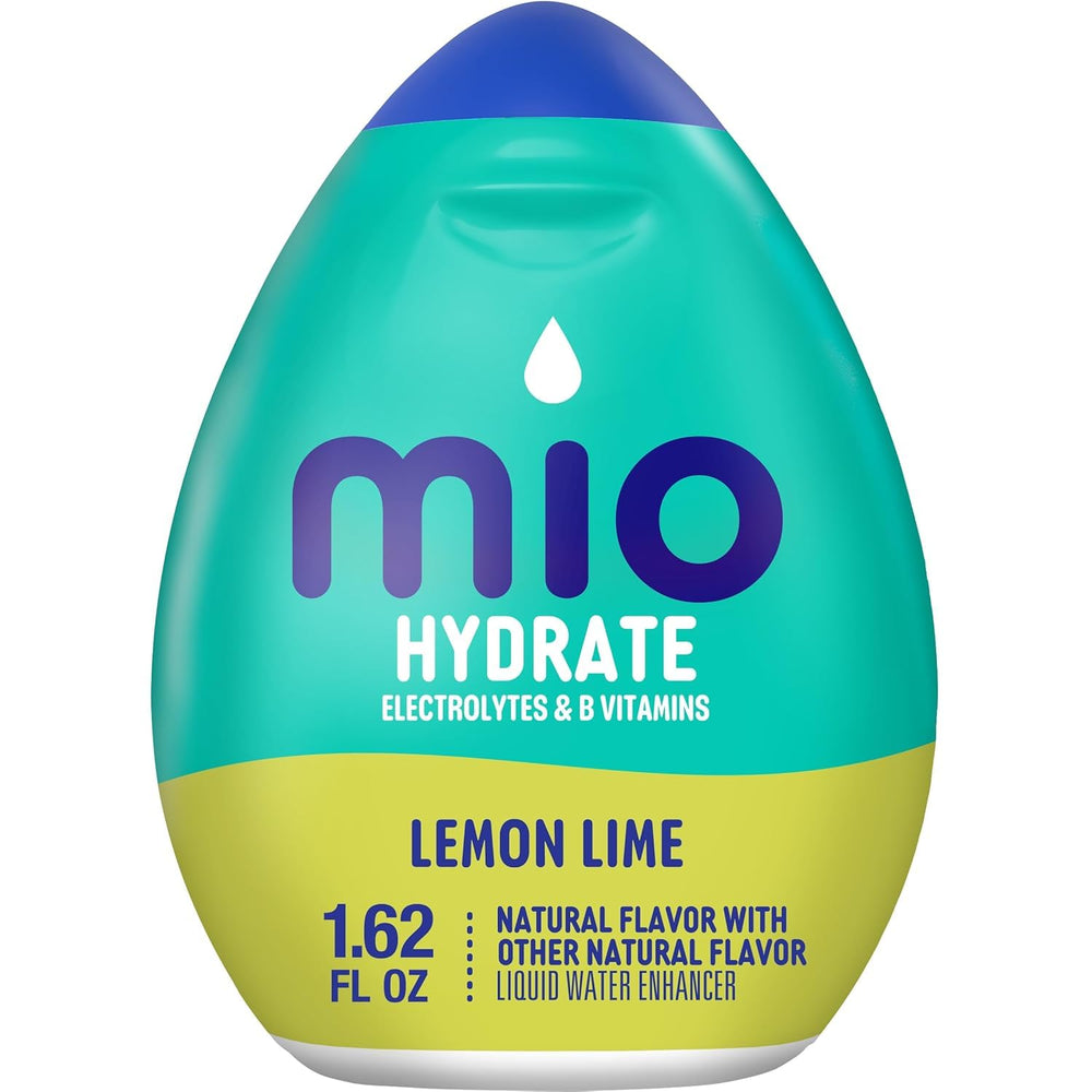 Mio Variety Pack packaging shows eight portable bottles for travel.