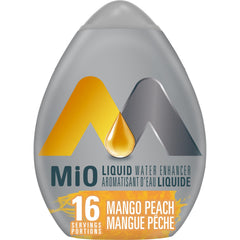 Mio Mango Peach bottle ready to flavor water with 0 calories per serving.