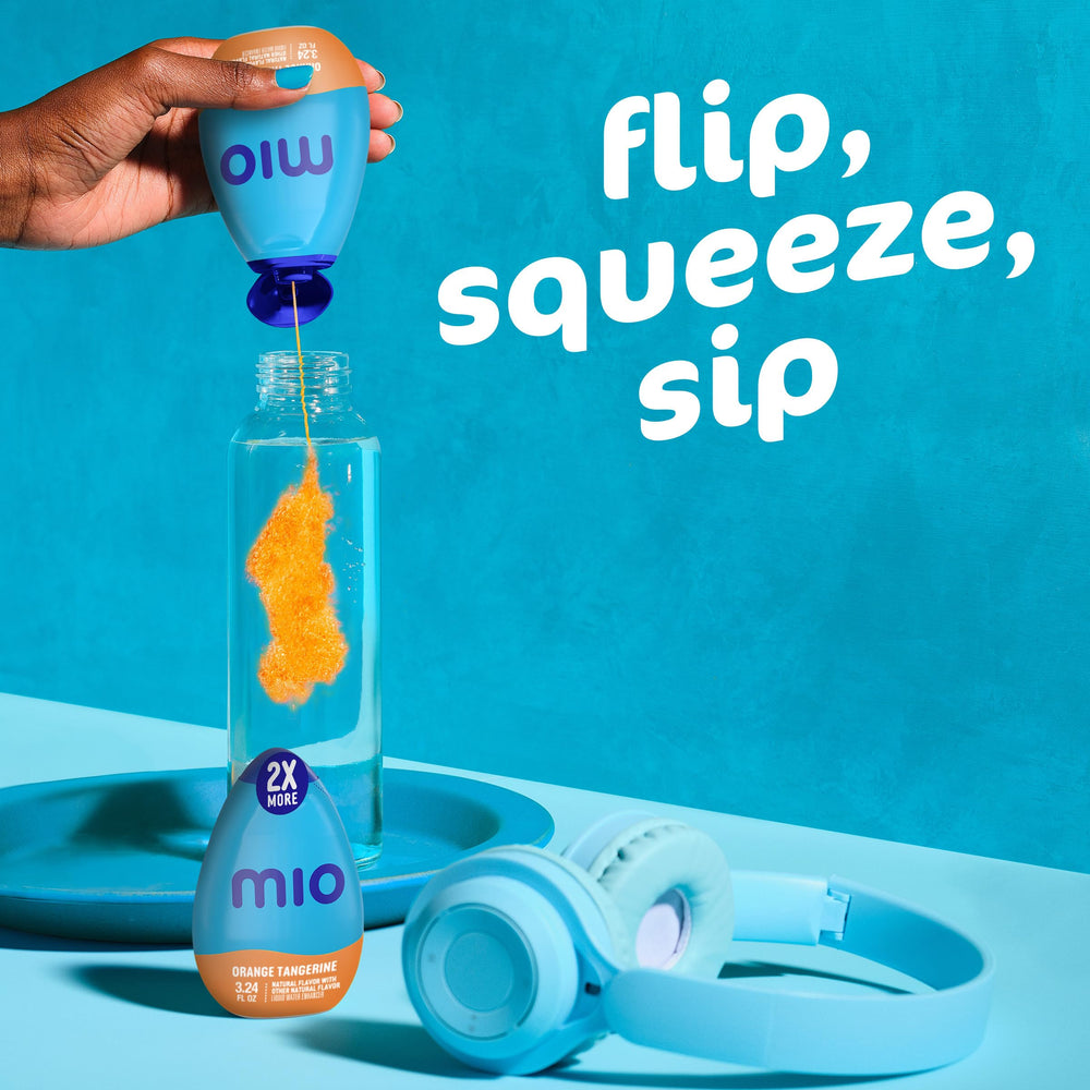 Mio Orange Tangerine on-the-go bottle supports easy daily hydration.
