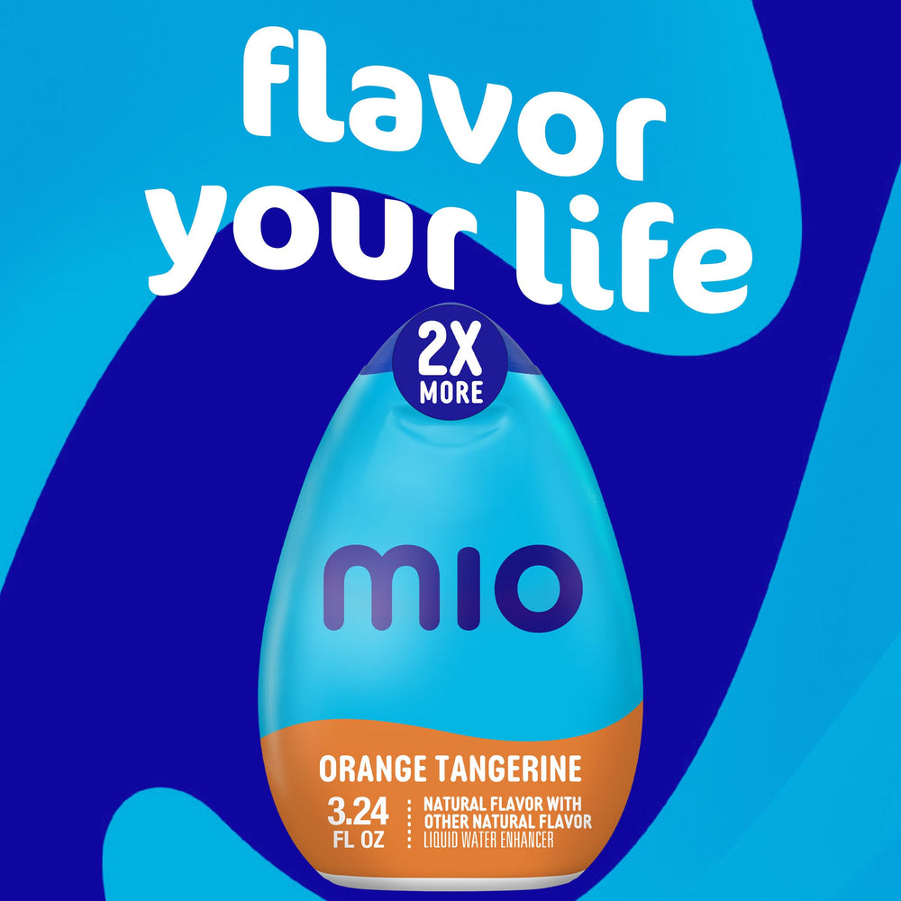 Mio Orange Tangerine pour into water for a refreshing flavor.