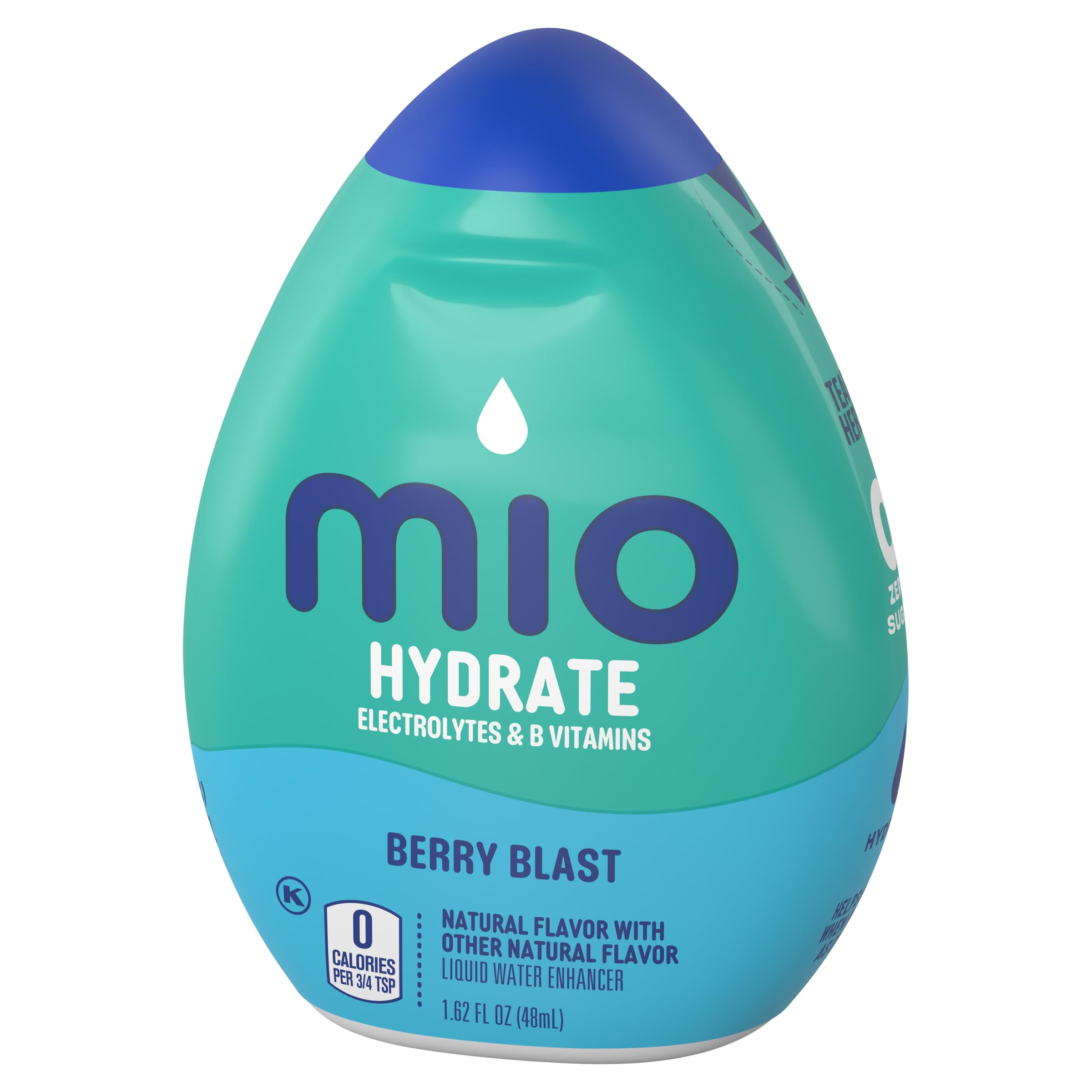 MiO drops poured into 8 oz water for flavor.
