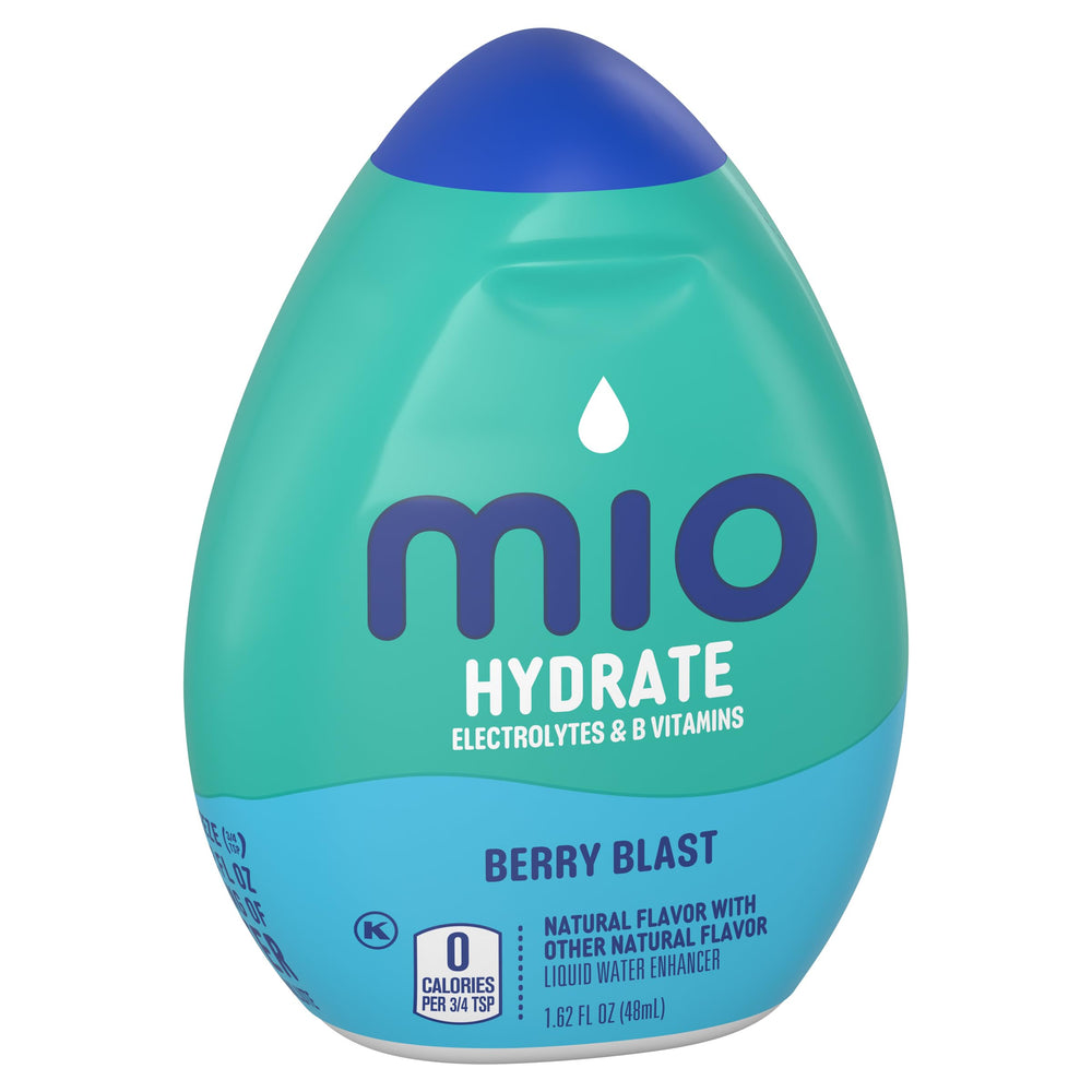 MiO Berry Blast on-the-go hydration in a gym bag.