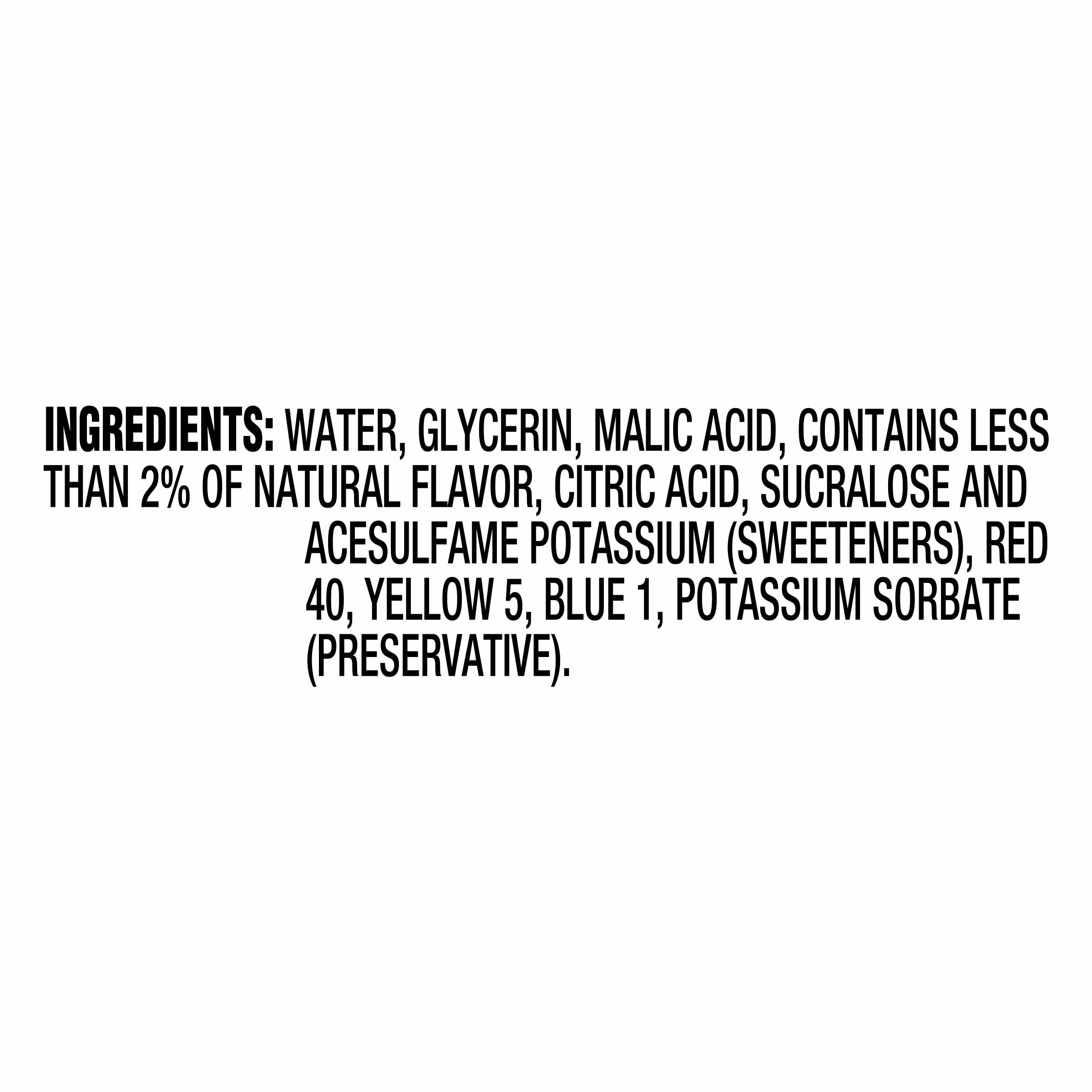 Mio Sweet Tea being mixed with water using 1/2 tsp