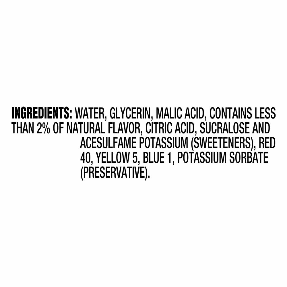 Mio Sweet Tea being mixed with water using 1/2 tsp