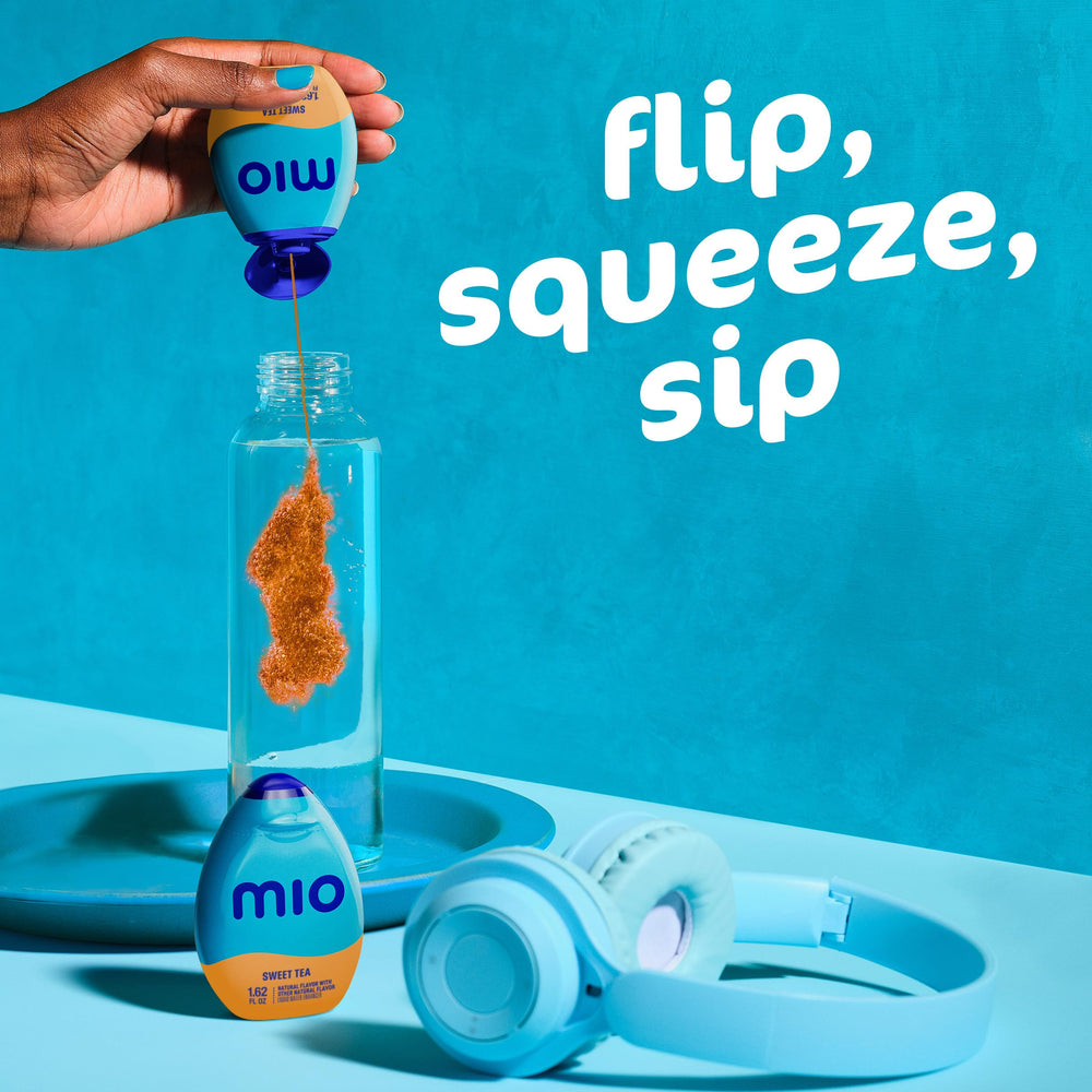 Mio Sweet Tea travel bottle ready for trips and workouts