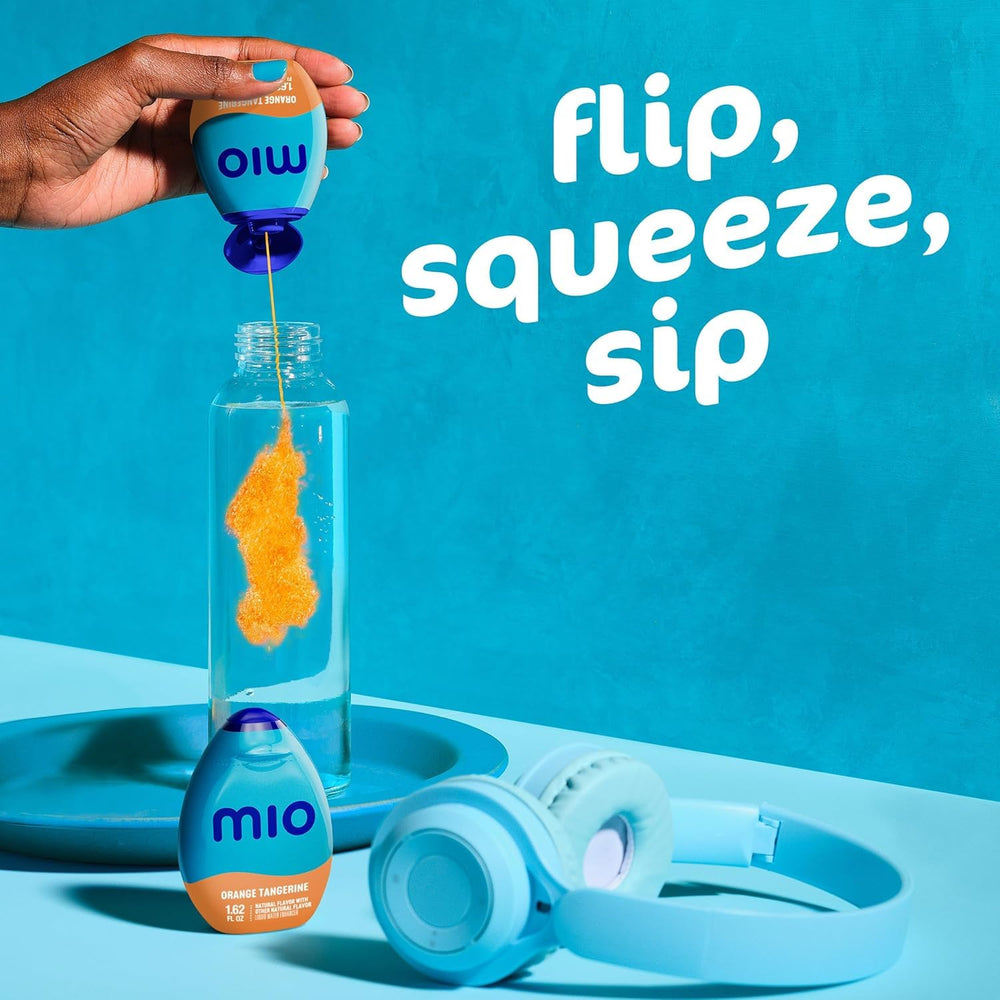 Mio Vitamins natural flavors ingredients indicate clean citrus taste.