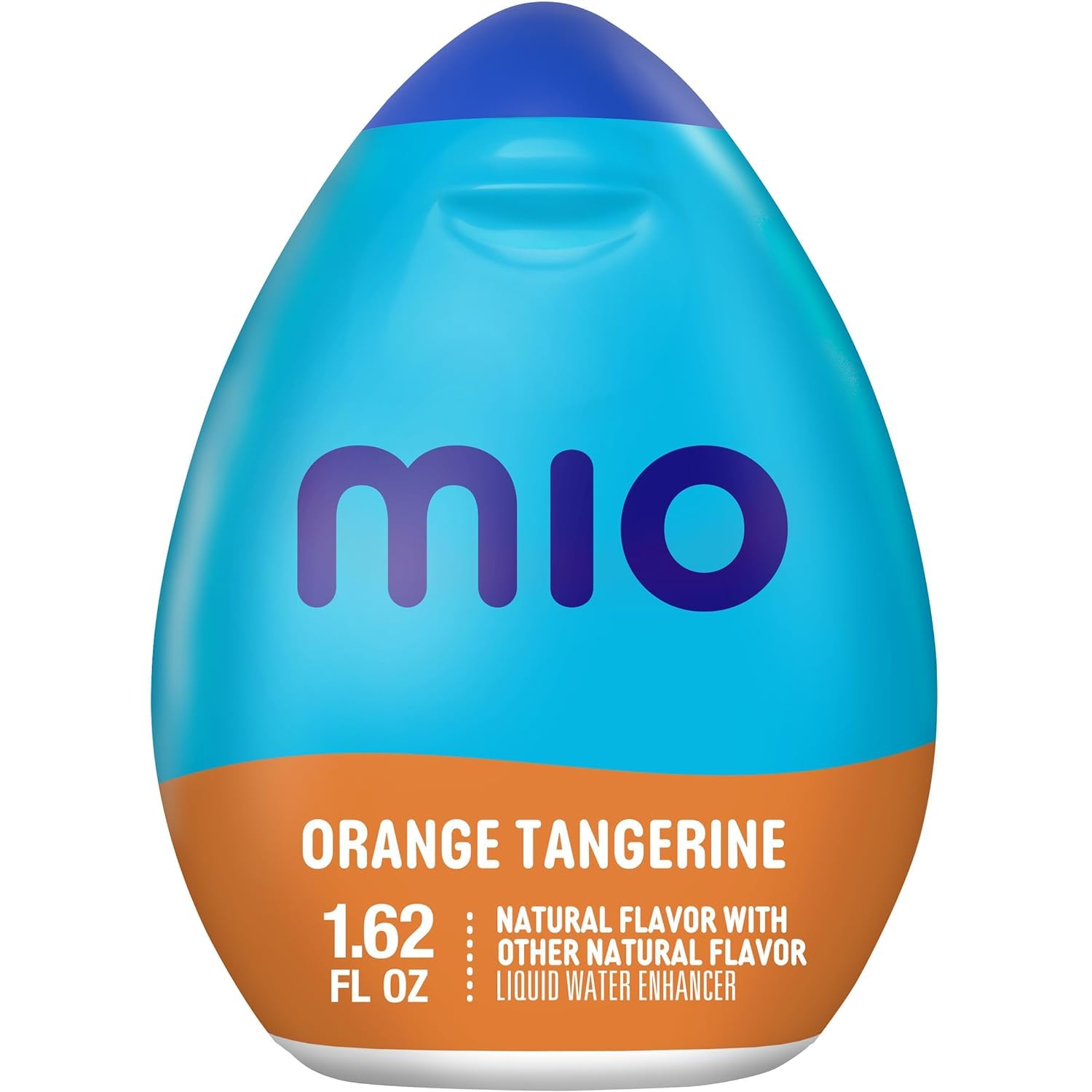 Mio Vitamins orange-tangerine bottle pouring flavor into water.