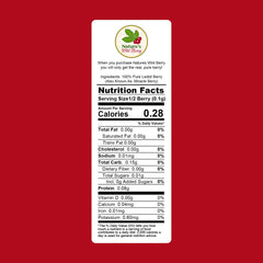 Nature's Wild Berry miracle berries freeze-dried close-up preserving potency for sour-to-sweet shifts
