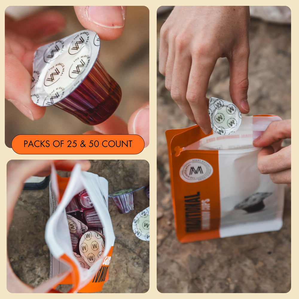 The Miracle Meal easy-open cup tabs simplify serving.