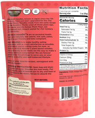 Miracle Noodle fettuccine 7-ounce bag close-up showing slim pasta