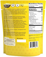 Miracle Noodle Fettuccine packaging highlights gluten-free, low-carb option.