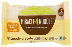 Miracle Noodle Fettuccini pack, gluten-free and calorie-free, ready for quick meals