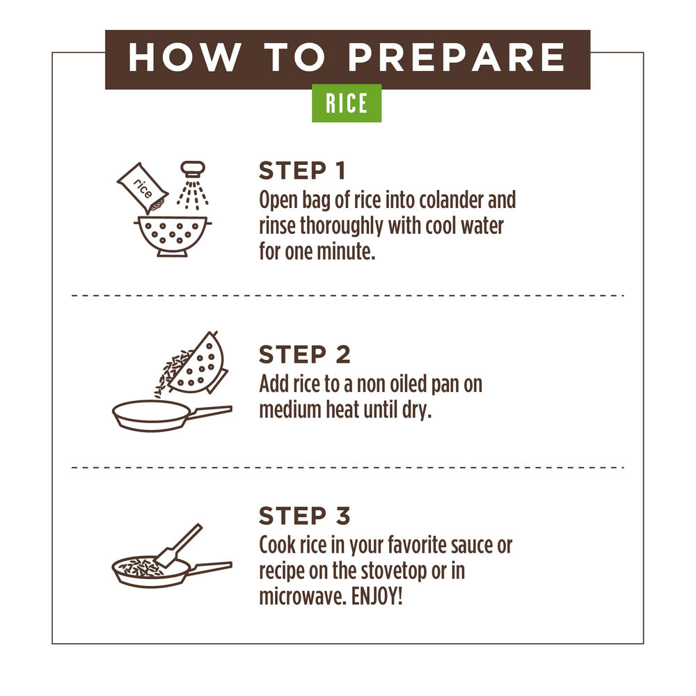 Miracle Noodle kitchen scene featuring ready-to-use konjac rice.