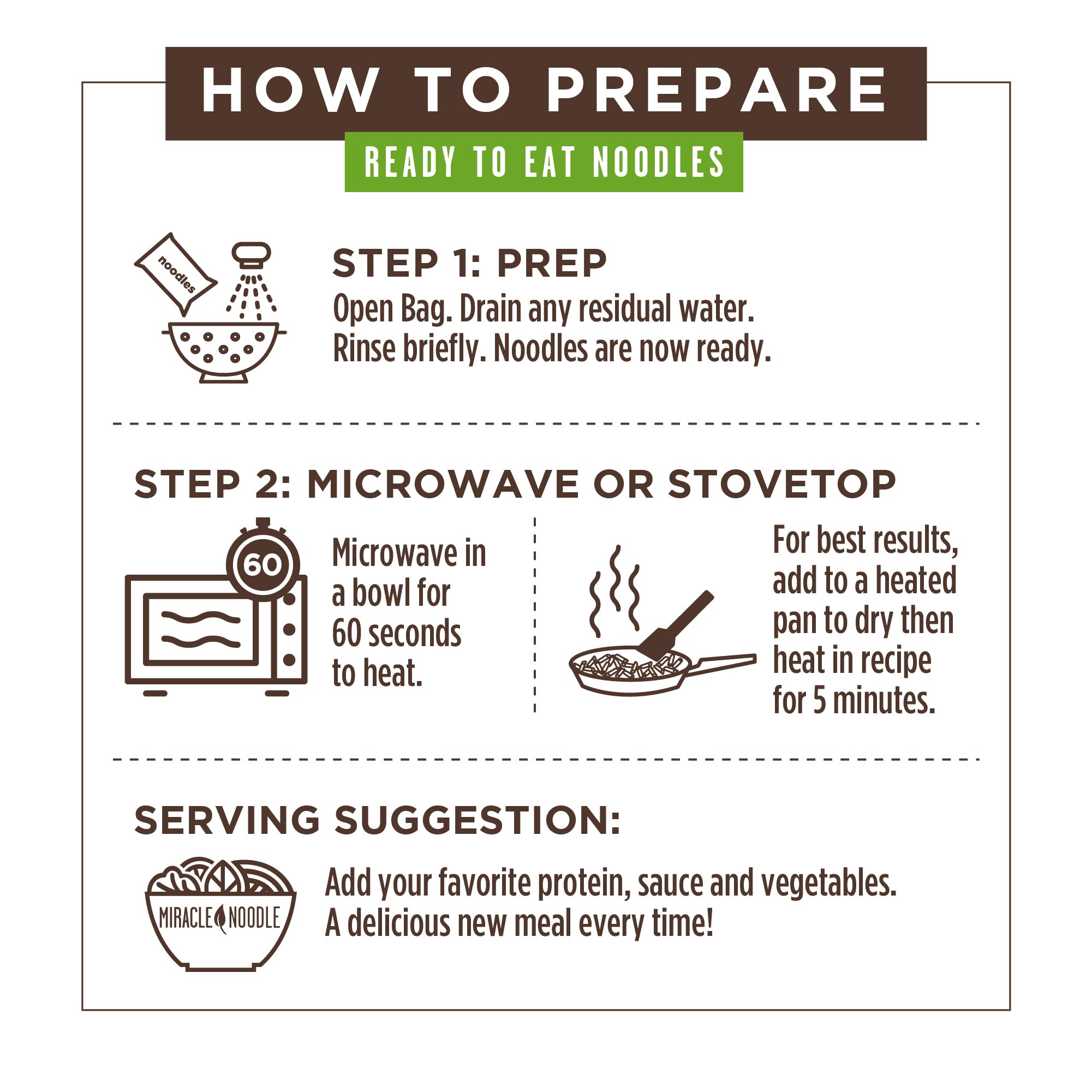 Miracle Noodle low-calorie pasta with five calories per serving