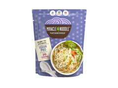 Miracle Noodle Pho Shirataki pack shot for quick, low-calorie meals.