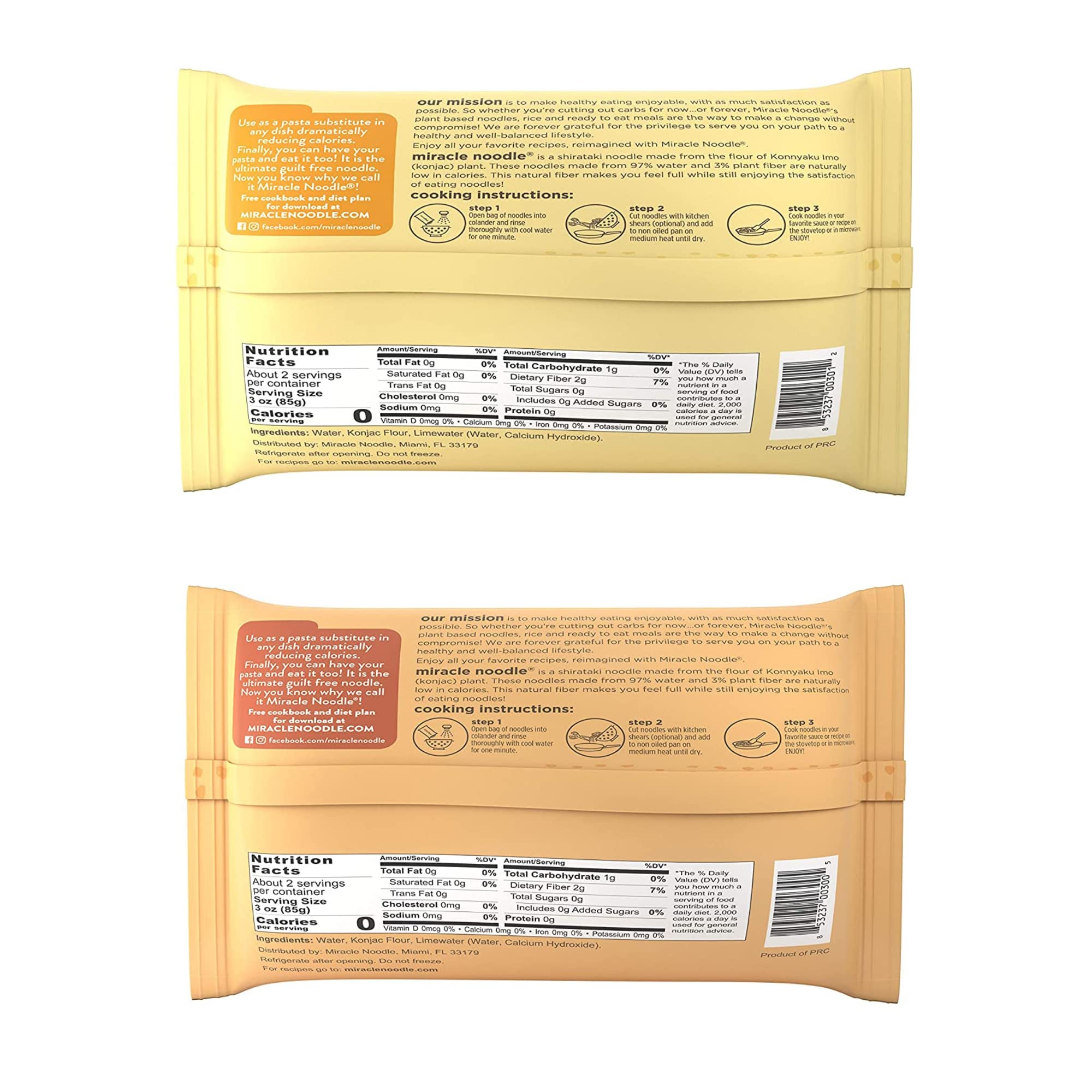 Miracle Noodle ready-to-cook steps guide quick drain, rinse, and heat for busy days.