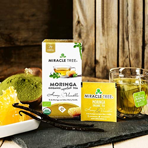 Miracle Tree Tea varieties Green Turmeric Rooibos for hot or cold brew