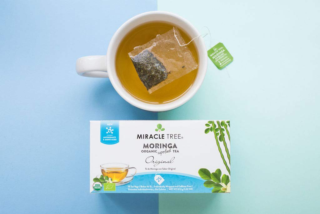 Miracle Tree Moringa Tea vegan gluten-free — fits diverse dietary preferences.