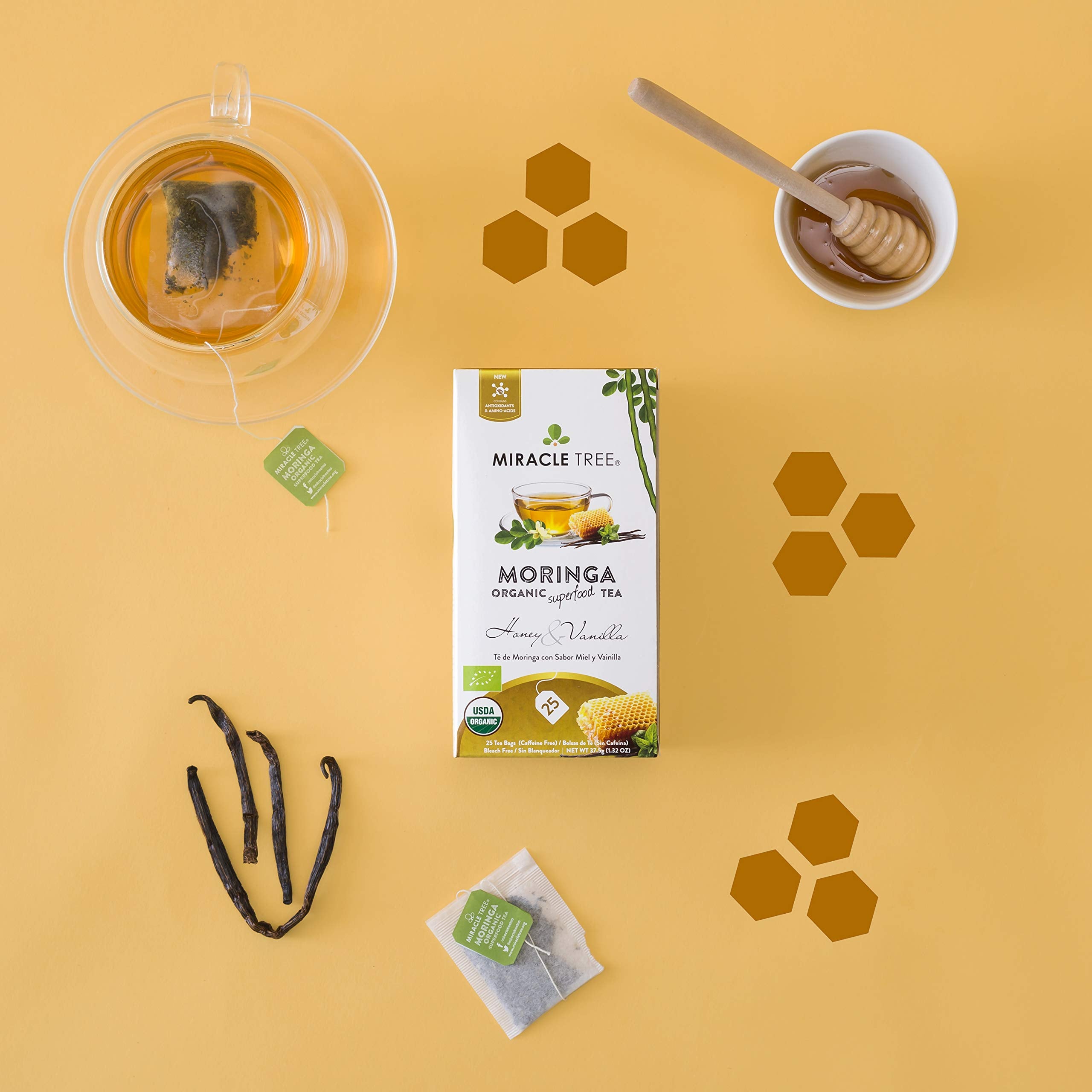 Miracle Tree Vegan Gluten-Free Non-GMO packaging highlights quality