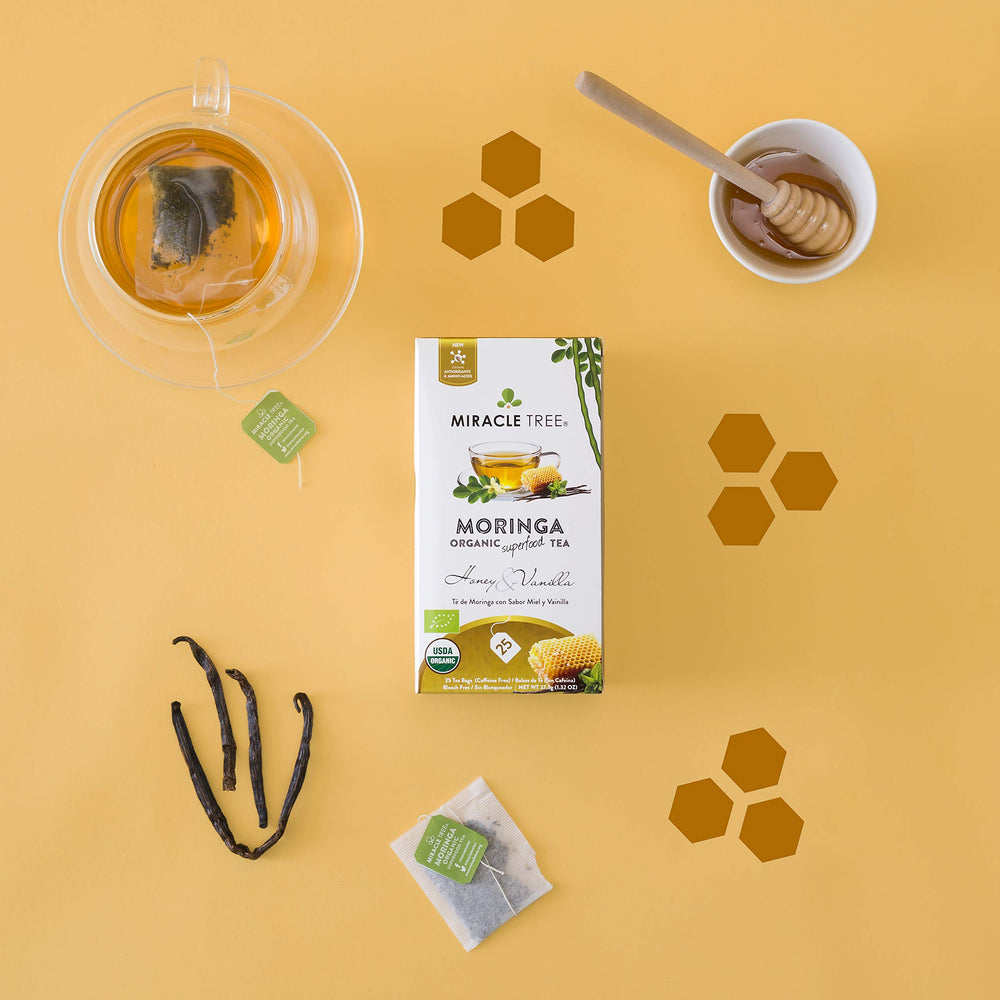 Miracle Tree Vegan Gluten-Free Non-GMO packaging highlights quality