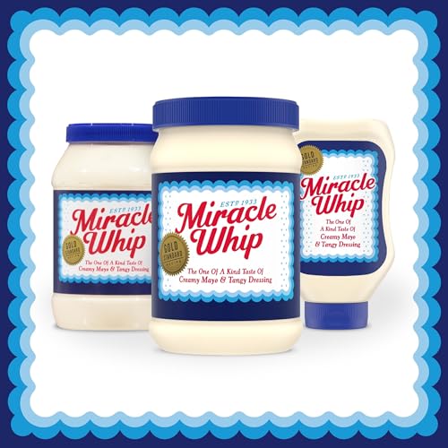 Refrigerator storage scene with Miracle Whip Original dressing ready to chill.