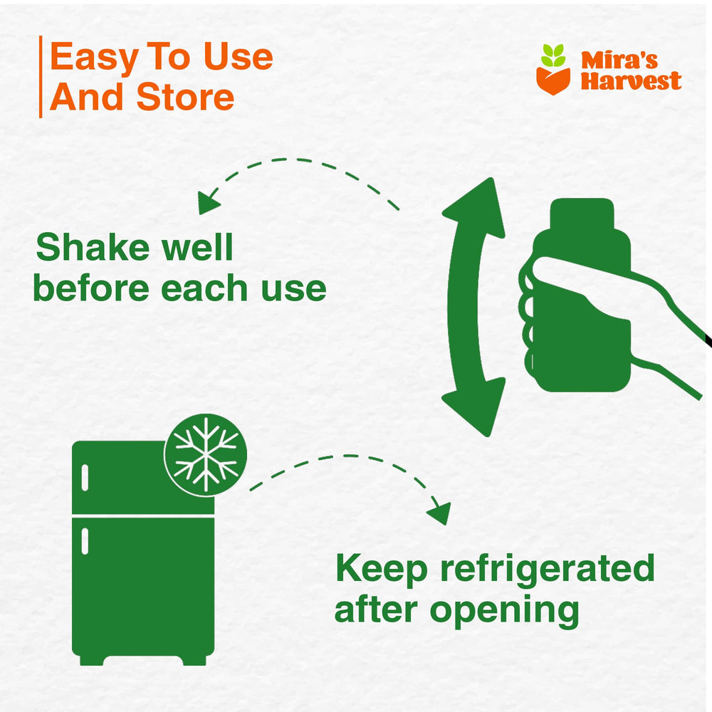 Mira's Harvest Soursop Bitters serving glass ready for a gut-friendly tasting