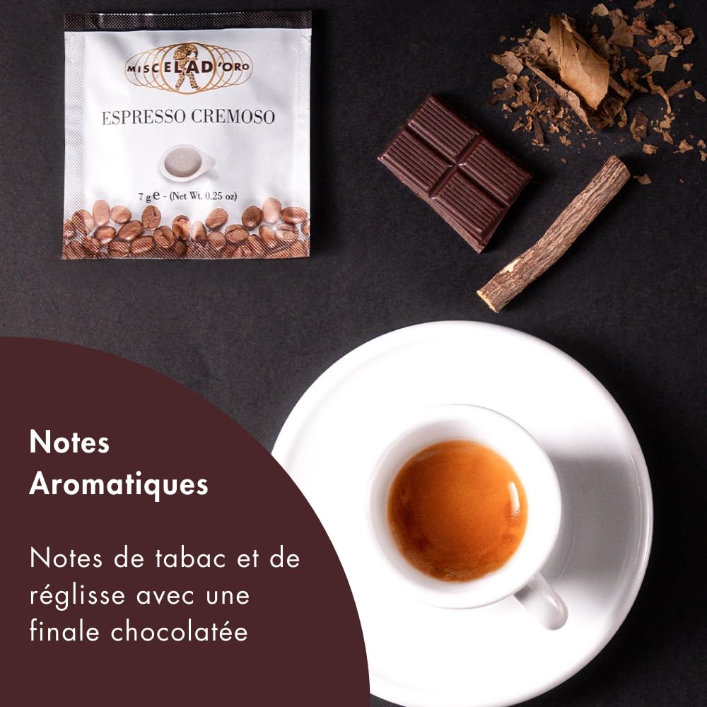 Rich crema and aroma in Miscela D'Oro Cremoso espresso