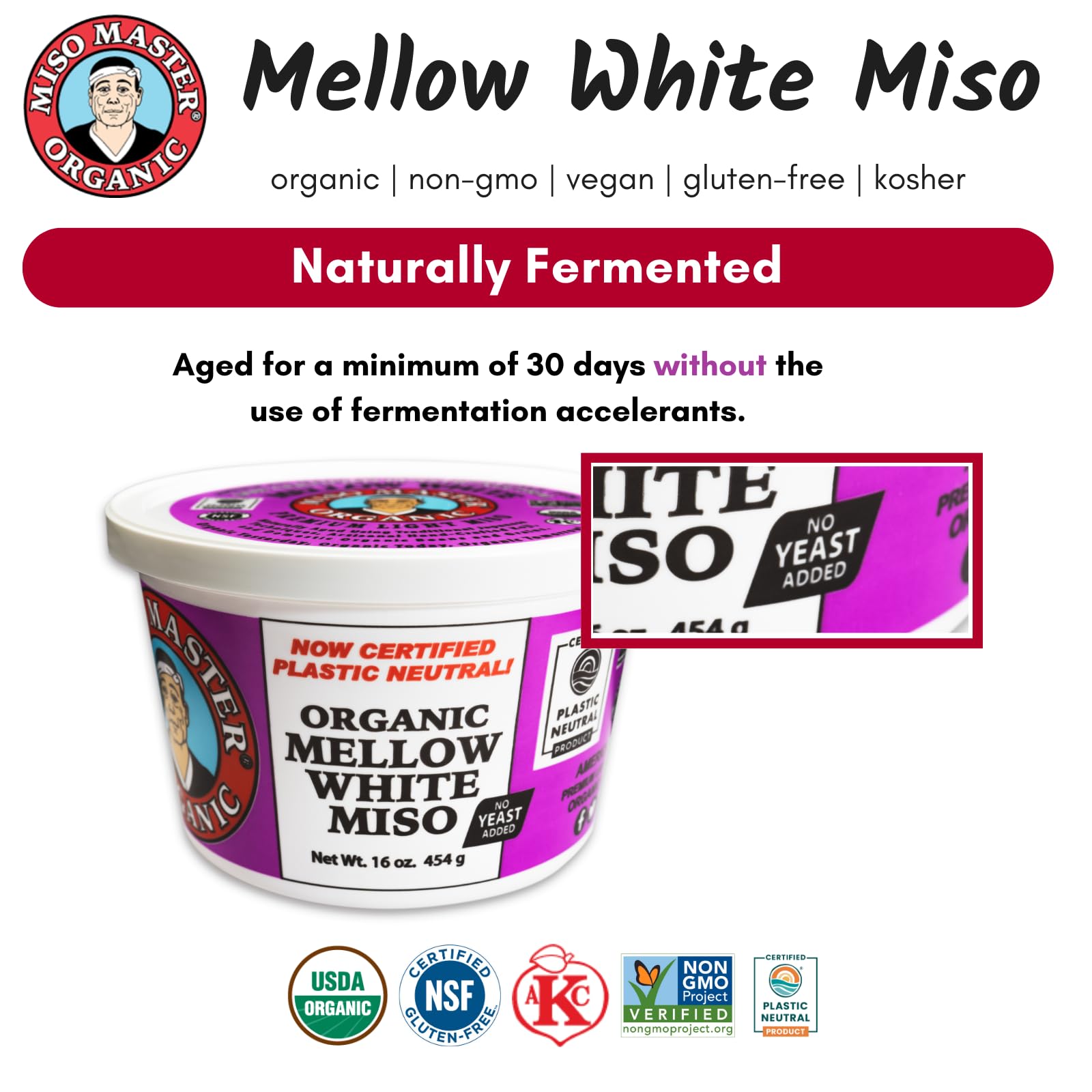 Close-up of creamy miso paste ideal for marinades and dressings