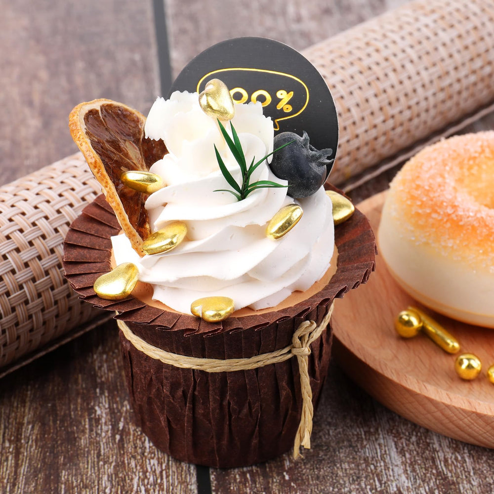 Miss Doozy gold pearls enhance ice cream toppings with luxury.