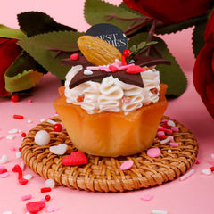 Miss Doozy Valentines Sprinkles on cupcakes for charming party visuals