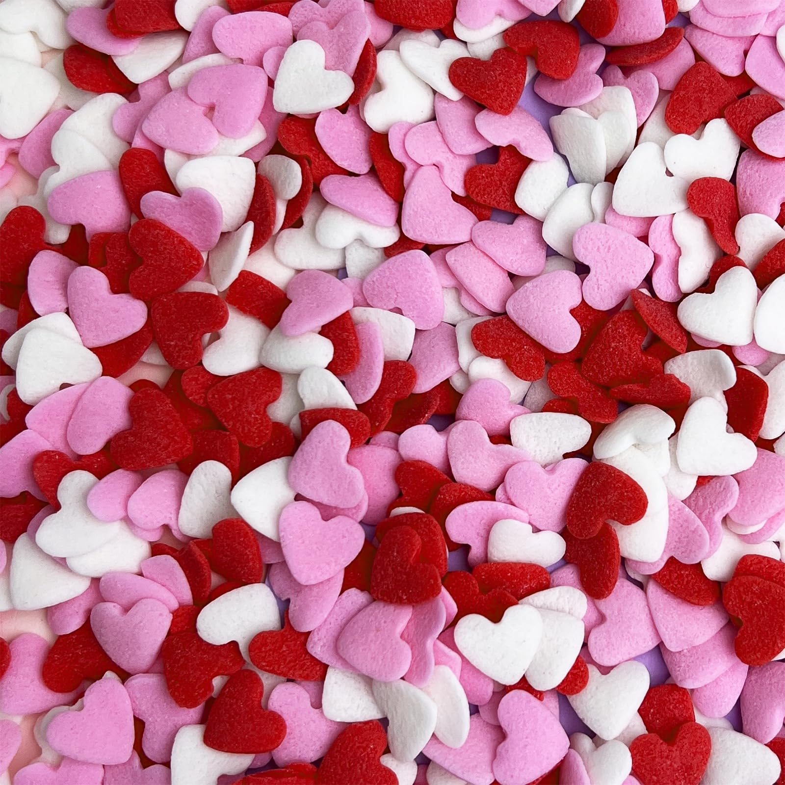 Miss Doozy Valentines Sprinkles ice cream topping adds color
