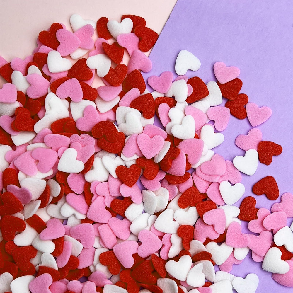 Miss Doozy Valentines Sprinkles strawberries topping for a romantic dessert