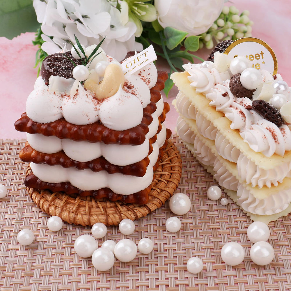 Miss Doozy White Pearl Sprinkles 7mm jar creates statement toppings for macarons and sundaes.