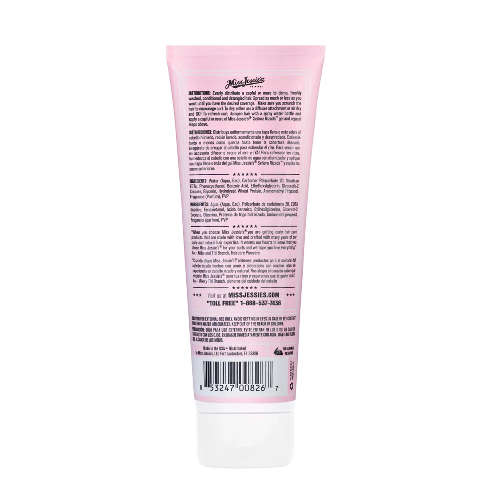 Miss Jessie's Senora Rizada Gel product line offers reliable curl support