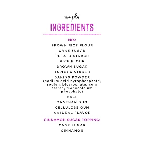 Miss Jones Gluten-Free Cinnamon Sugar Donut Muffin Kit ingredients pack helps meal prep efficiently