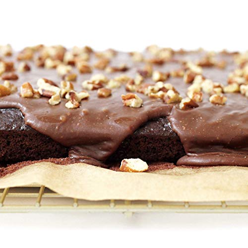 Miss Jones Organic Chocolate Cake baking in the oven, filling kitchen aroma
