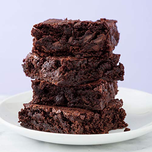 Miss Jones Baking Rich cocoa brownie mix delivers decadent chocolate flavor.