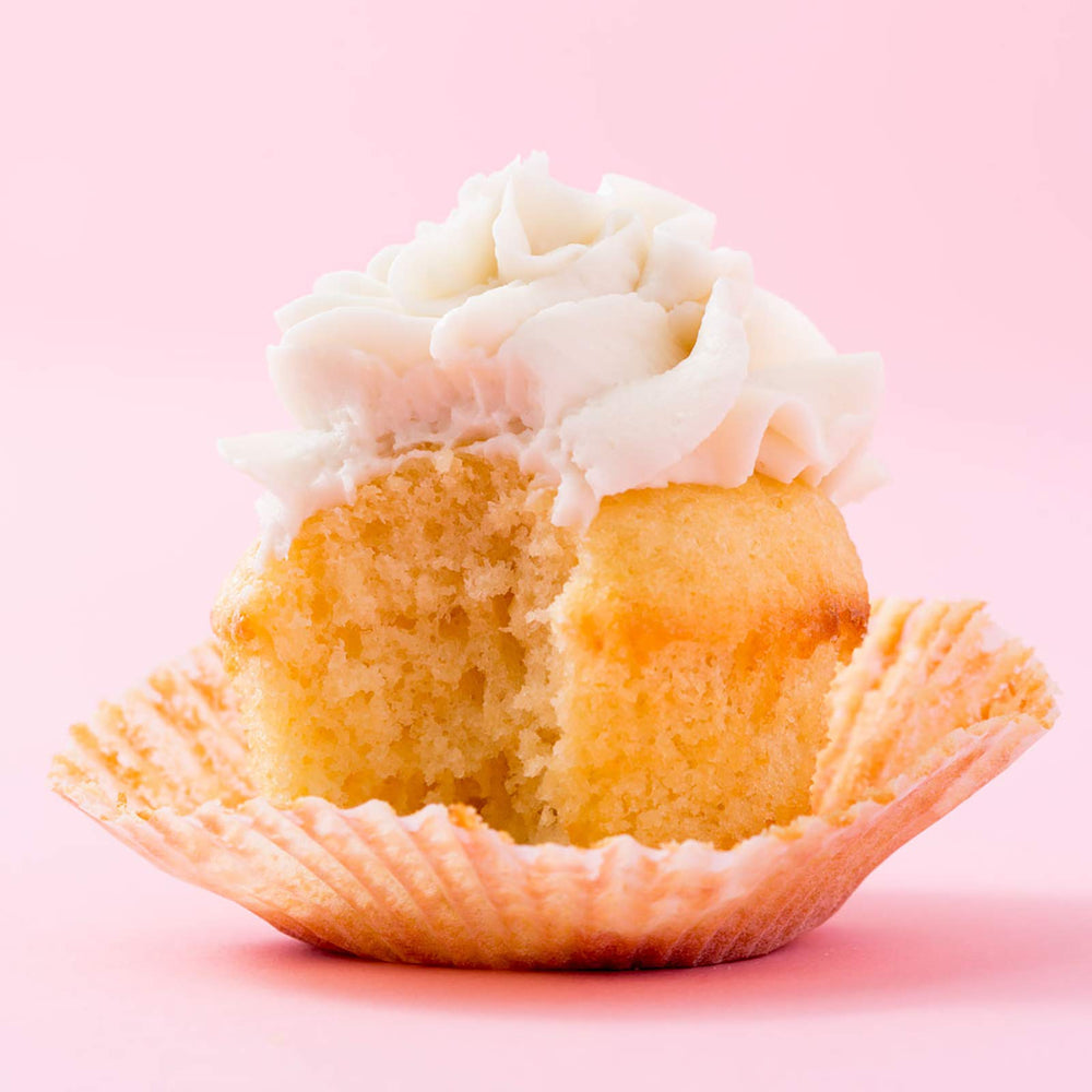 Miss Jones Baking Vegan-friendly frosting label indicates dairy-free and nut-free facilities.