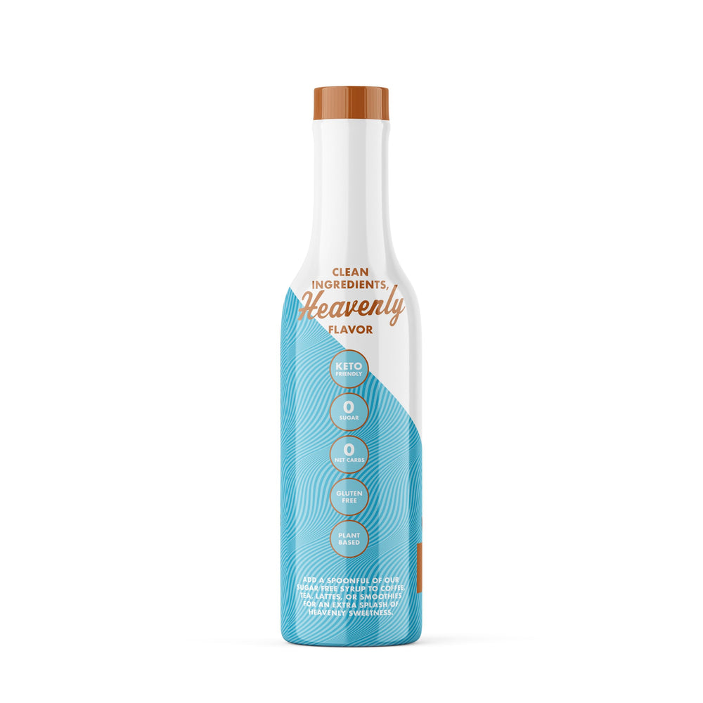 Miss Mary's Morning Elixir salted caramel coffee syrup over ice ideal dessert coffee