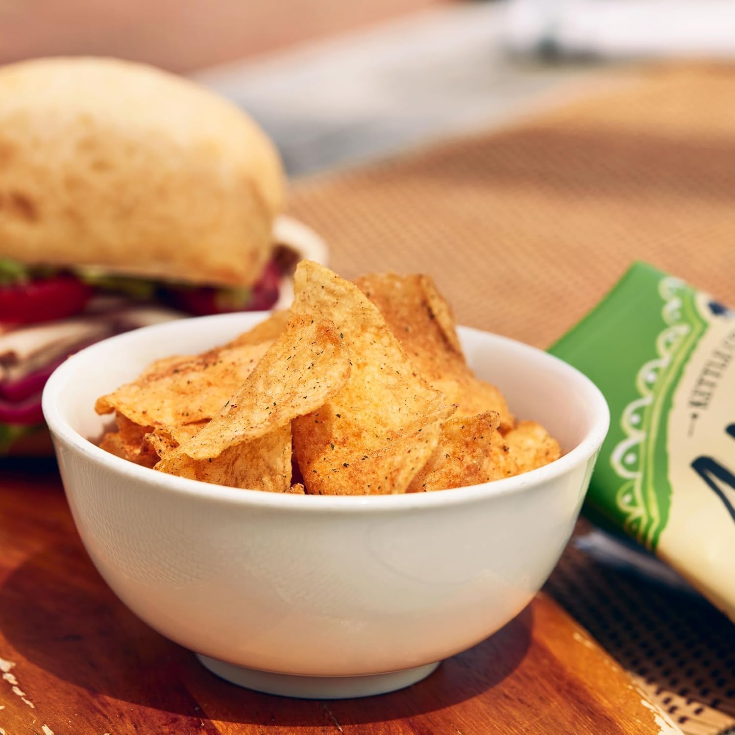 Miss Vickie's Jalapeño kettle chips pack-back, original recipe and home-style flavor
