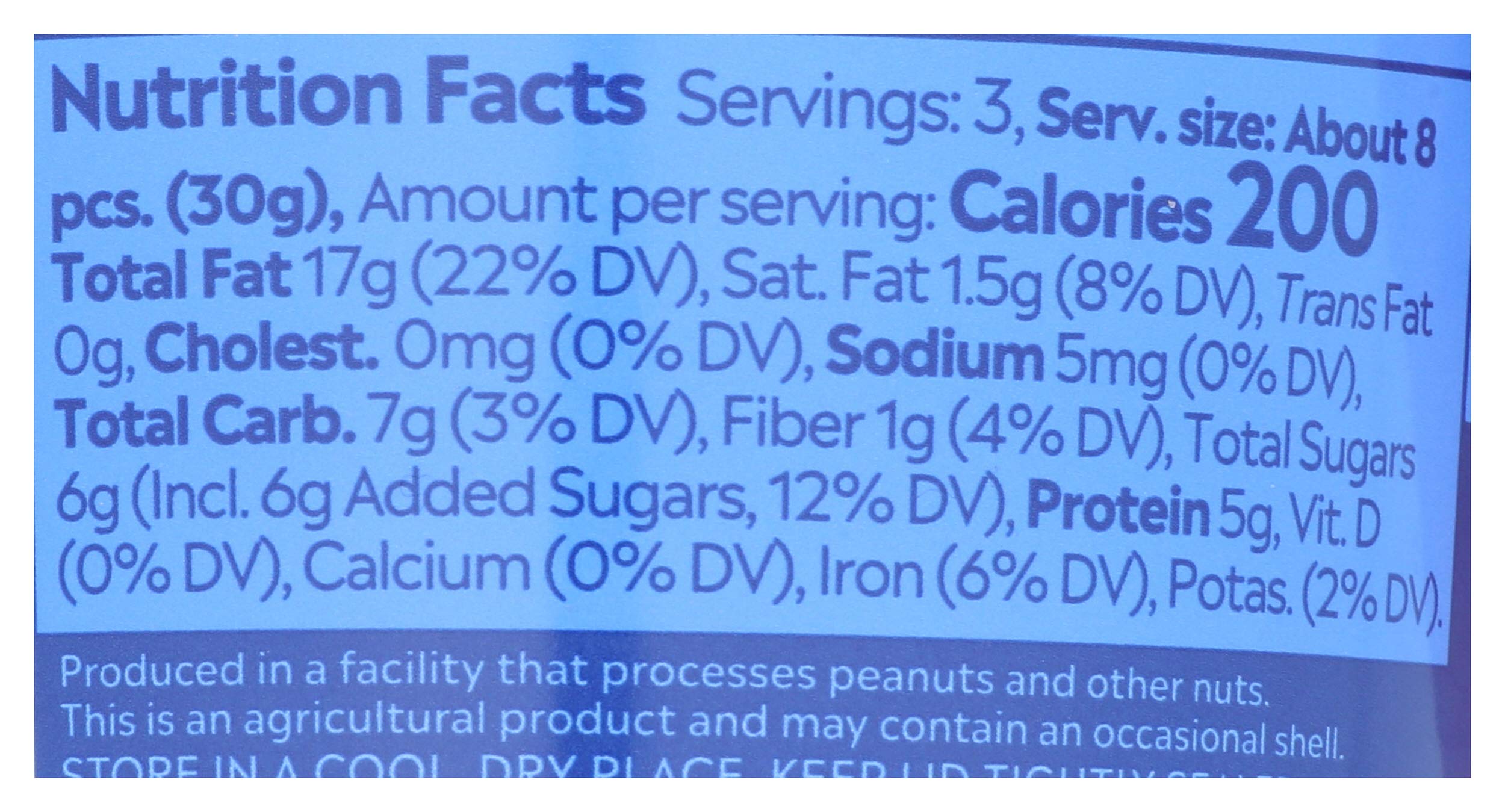 Packaging detail of Mitica caramelized walnuts showcasing a convenient pouch.