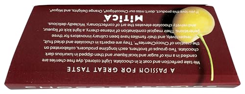 Mitica Chocolate Cherries ingredients panel highlights quality components for informed choices.