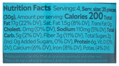 Mitica Marcona almonds ingredients label showing simple components.