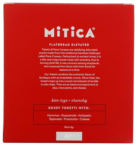 Mitica Toketti Di Pane Carasau - light texture ideal with olive oil and cheese.
