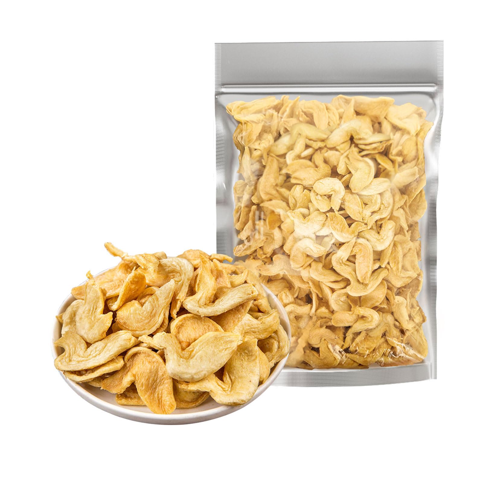 Mkostlich dried soy strips packaging showcases simple ingredients for versatile meals