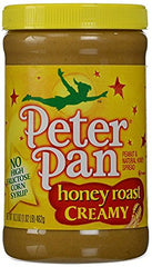 MMIZOO Peter Pan Honey Roast Creamy Peanut Butter jar for quick energy and tasty snacks.