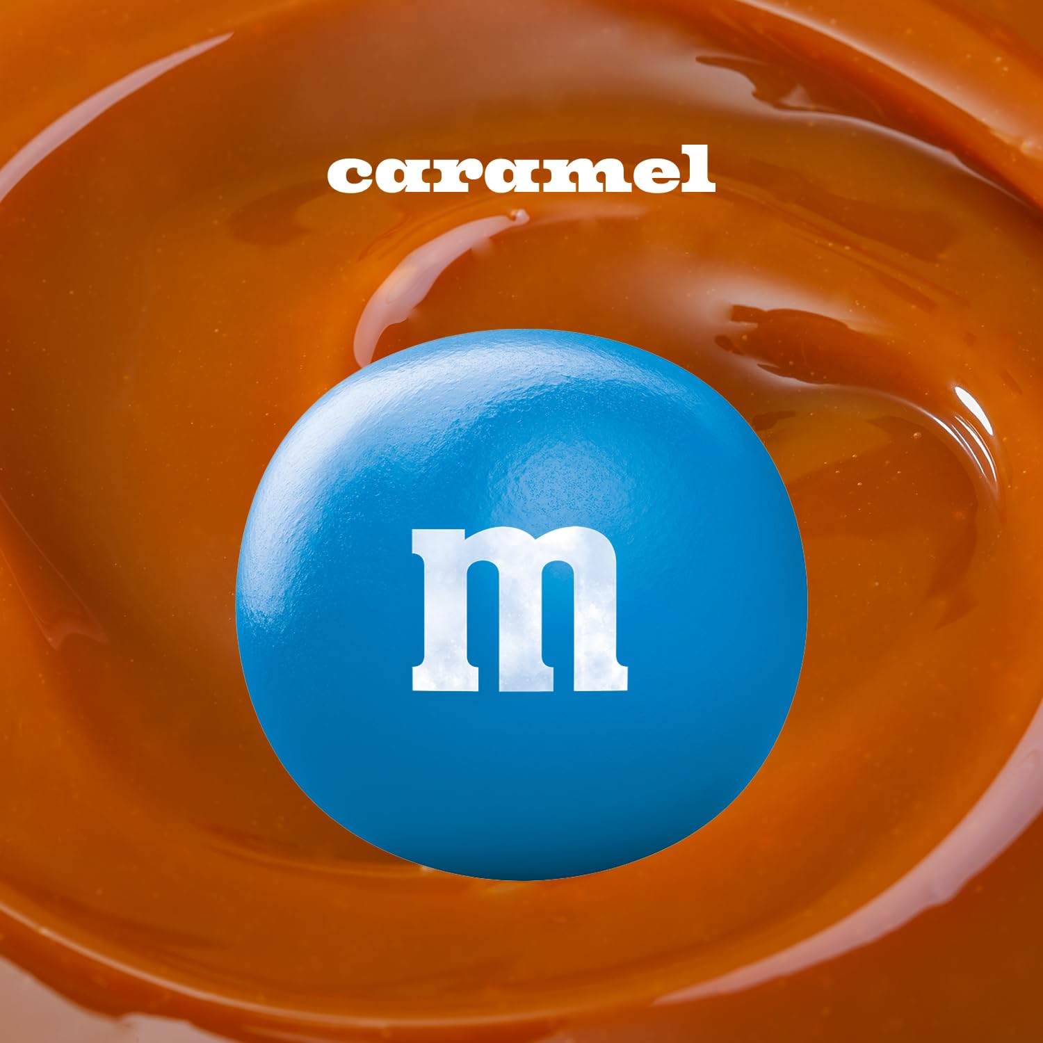 A 24-pouch box of M&M'S caramel chocolates for easy sharing