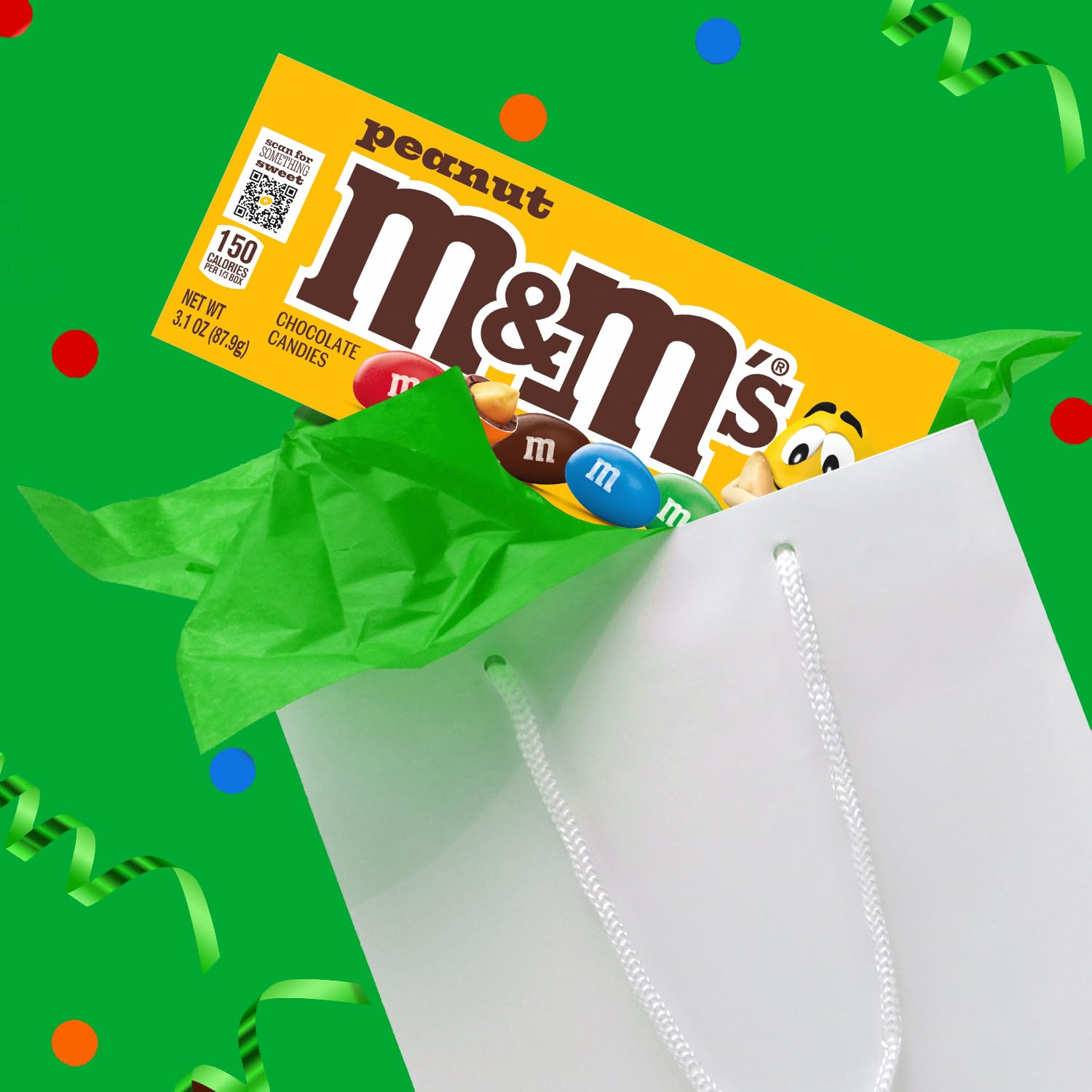 M&M's peanut candy in baking ideas like cookies and brownies.