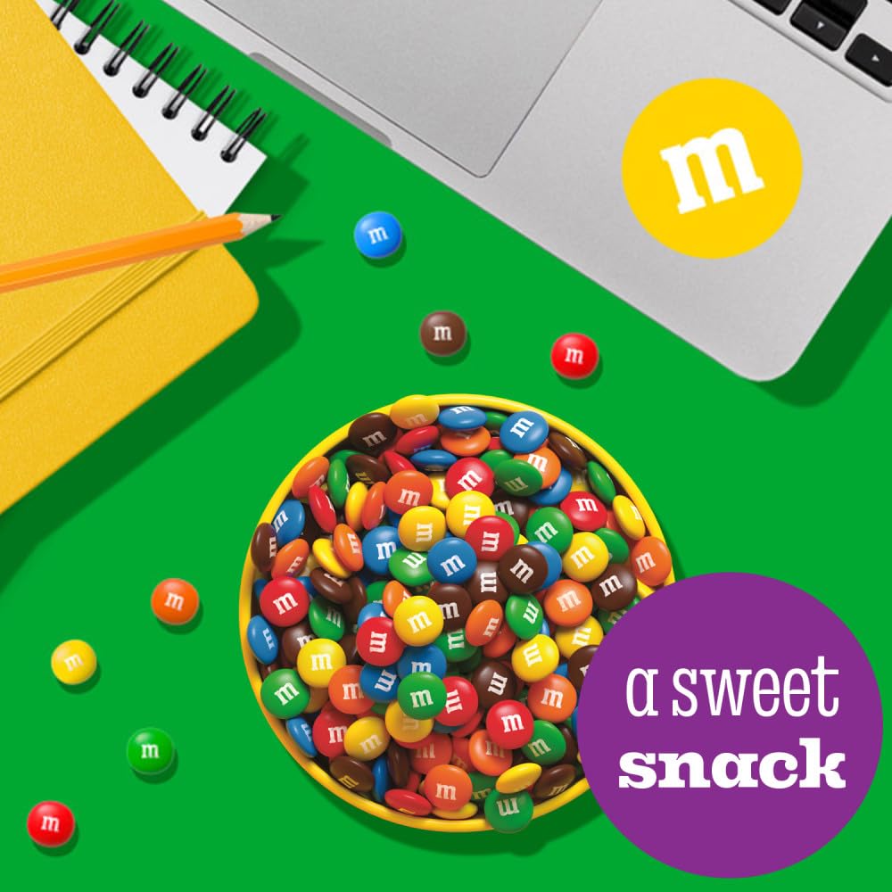 M&M'S in cookies or baking mix adds color and sweetness.