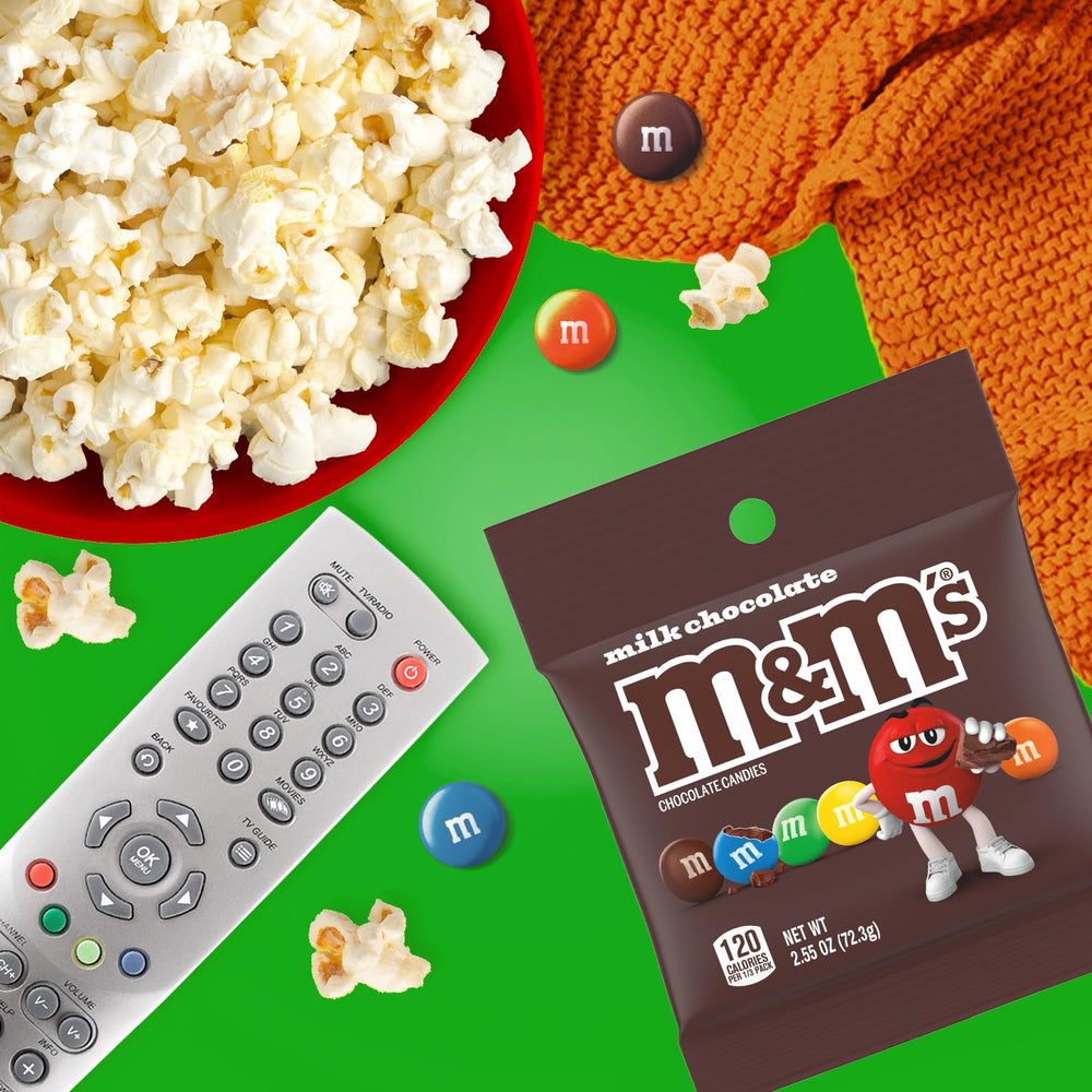 M&M'S bright candy colors brighten any snack setup on the counter.